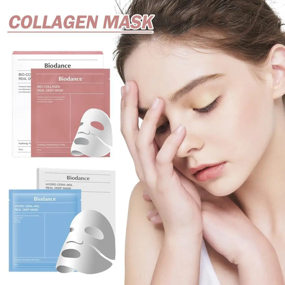 1/4PCS Biodance Bio-Colagene Idratante Patch Maschera Maschera per il viso Idratazione profonda per le donne Cura della pelle