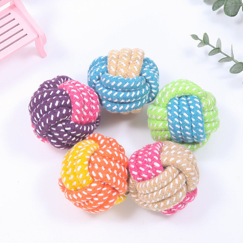 weight 58-125g Interactive Cotton Rope Mini Dog Toys Ball For Dogs Accessories Toothbrush Chew Puppy Toy For Large Small Dogs Toy Pet Dog Toy