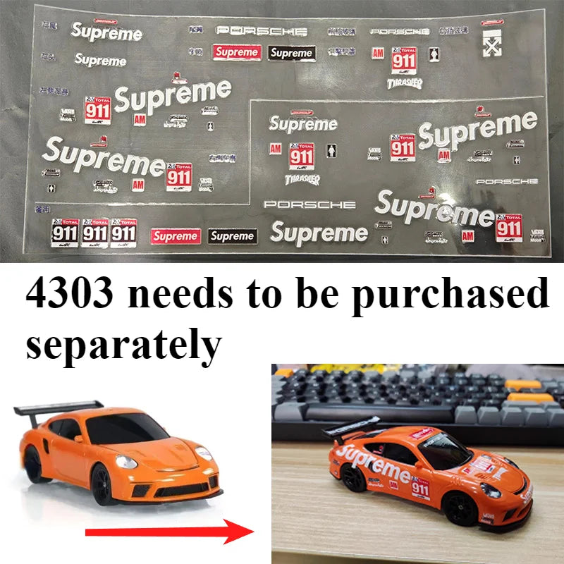 1/43 Mini Drift Race RC Car Four-wheel Drive RTR 4WD Radio 2.4G Racing Drifting High Speed Remote Control Model Toy Boys Gift