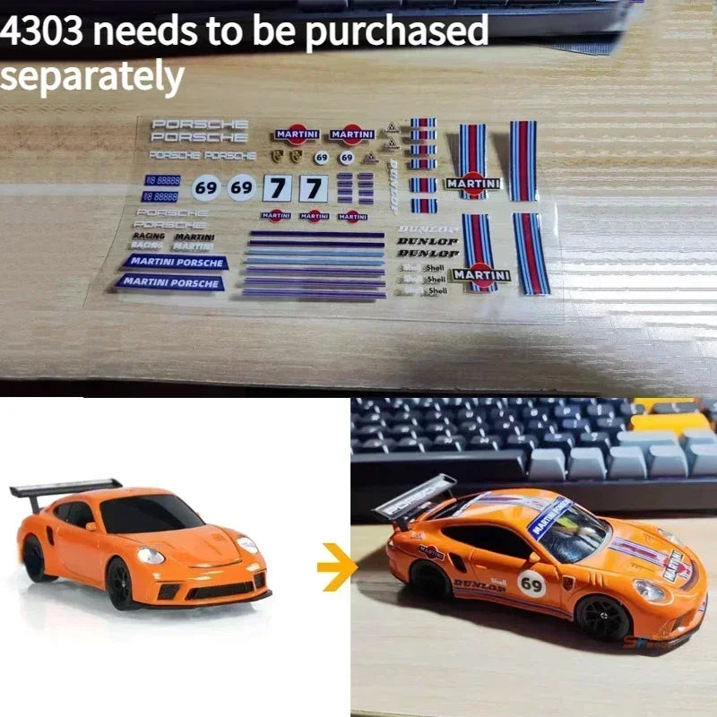 1/43 Mini Drift Race RC Car Four-wheel Drive RTR 4WD Radio 2.4G Racing Drifting High Speed Remote Control Model Toy Boys Gift