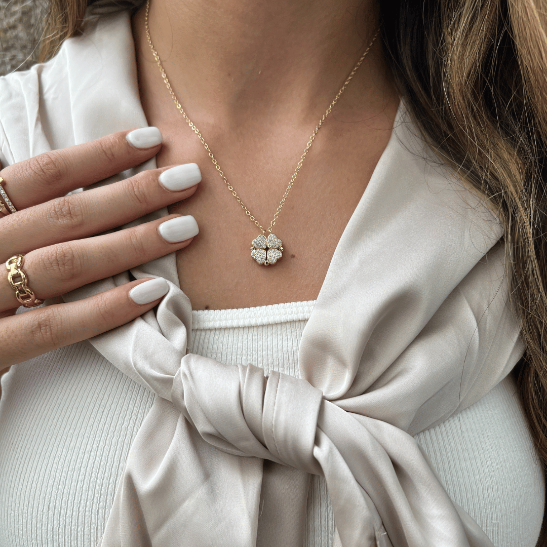 LUCKY CONNECTION NECKLACE [GOLD/SILVER]