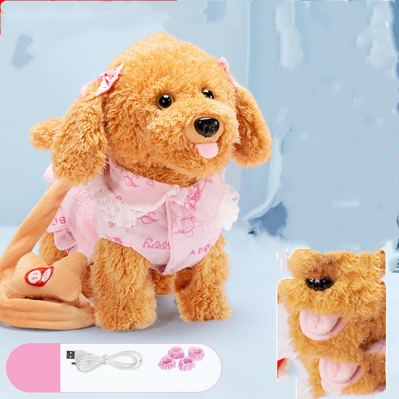 weight 1050g Children'S Electric Plush Toy Dog Can Walk, Bark, Sing, Charge Smart Puppy Simulation