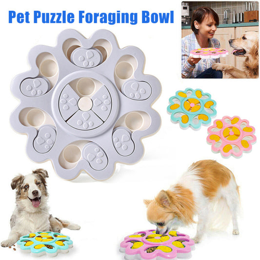 weight 370g Dog Food Feeder Bowl Food Toy Interaction Toys Smart Puzzle Puppy Training Games