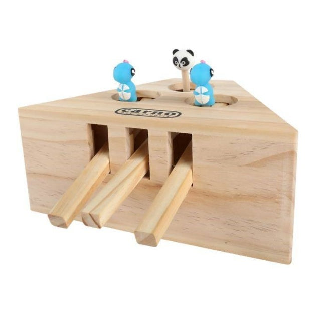Solid Wood Cat Toy , Hamsters, Kittens, Interactive Toys  504-815g