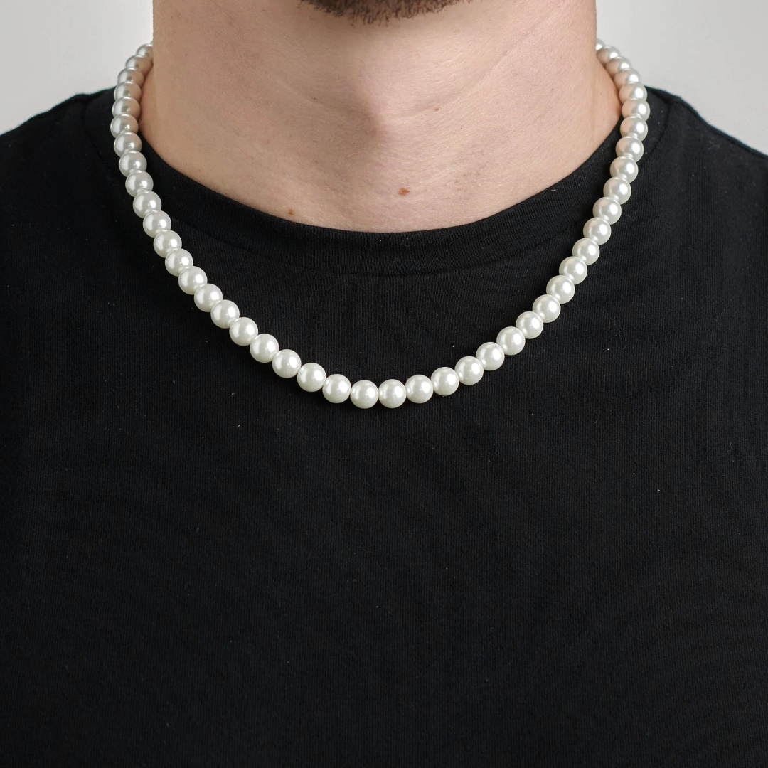 MONT CARLO NECKLACE 8MM [PEARL]