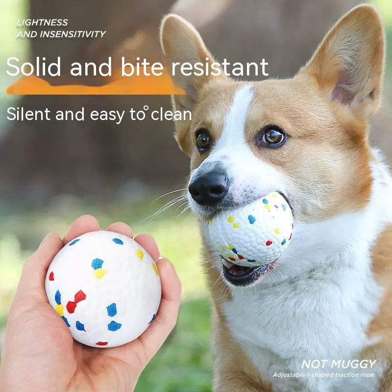 weight 80-90g Pet Ball High Rebound Bite-resistant Dog Toy