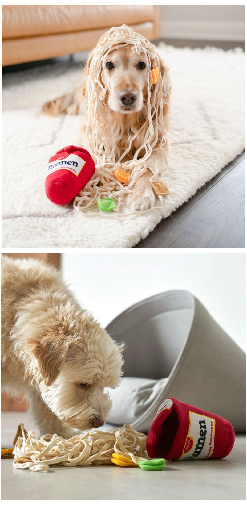 price 3.25usd weight 120g Ramen Smell Interactive Pet Food Leakage Toy