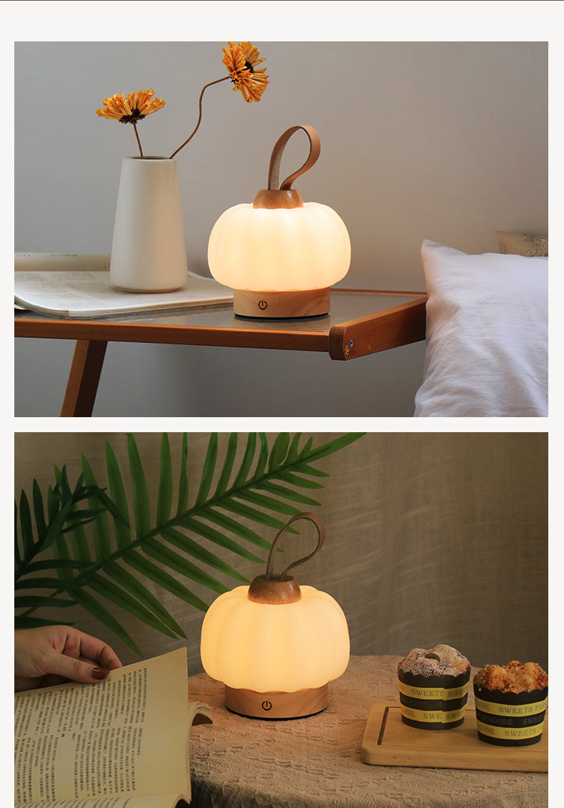 Price 42.19 usd weight 1050g Portable Small Pumpkin Light Mini Decorative Ornaments Charging Lamp