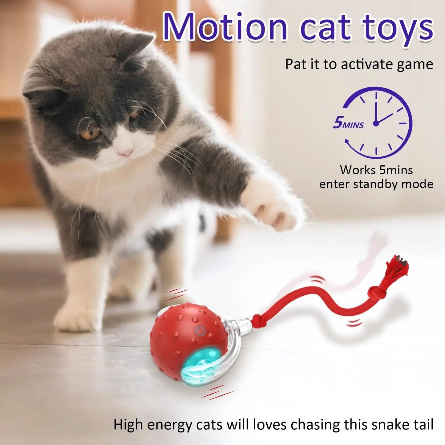 New Cat Rolling Ball Bird Chirping Interactive Cats Pets Toys Mot Pet Products  140g