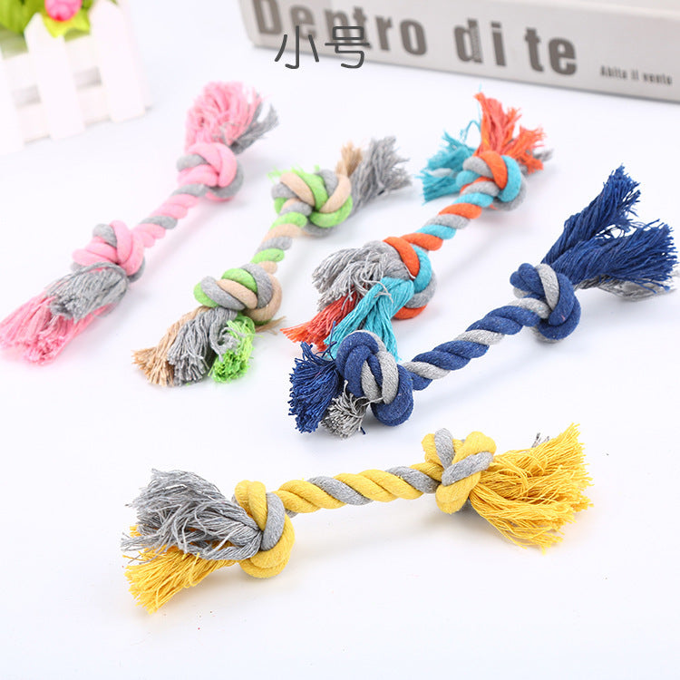 weight 67g Dog toy bite-resistant puppy toy cotton rope