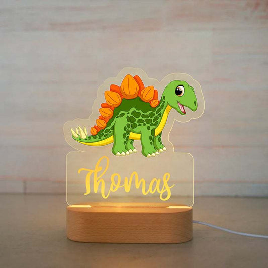 Dinosaur Night Light Creative Children's Names Cartoon Animation Ornaments  232-260g