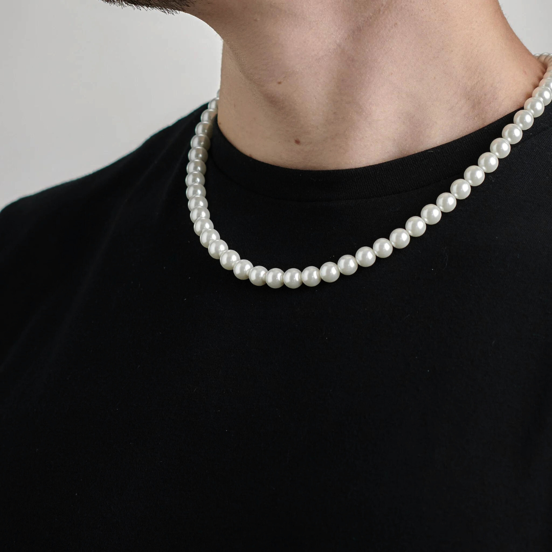 MONT CARLO NECKLACE 8MM [PEARL]