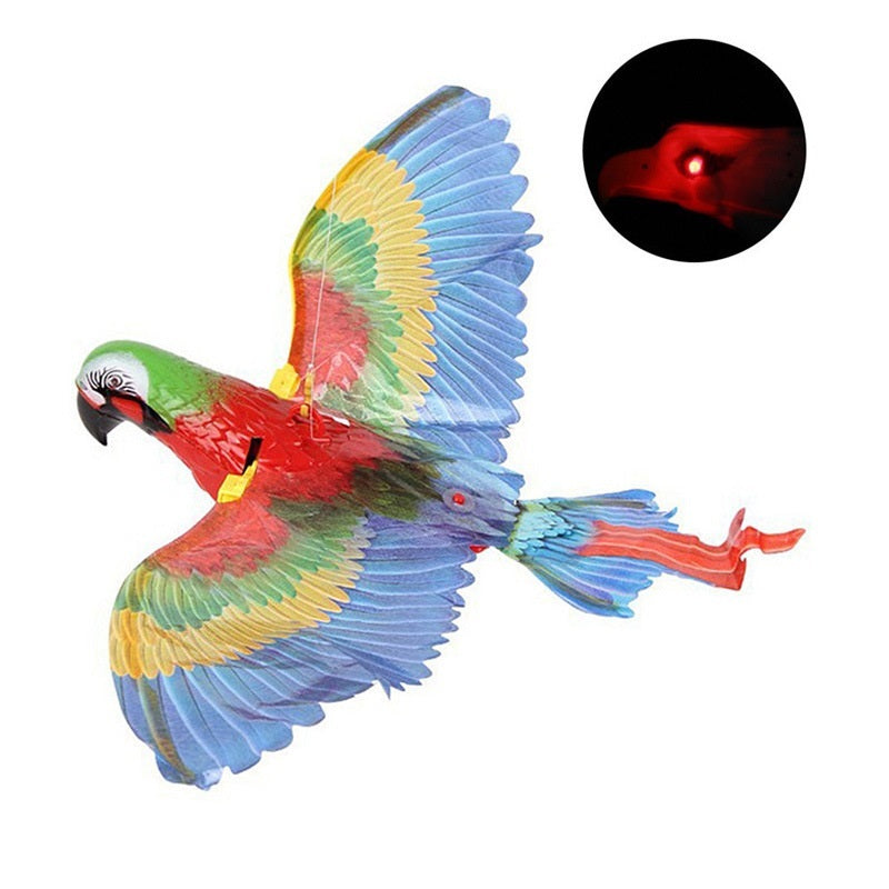 Simulation Bird Cat Interactive Pet Toys Hanging Eagle Flying Teasering Play Kitten Dog Toys Animals Cat Accessories Supplies  120-180g