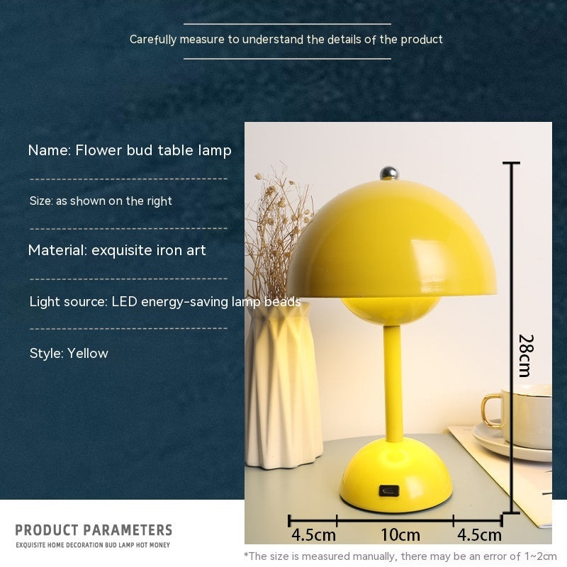 weight 710g LED Bud Table Lamp Touch Decorative Table Lamp