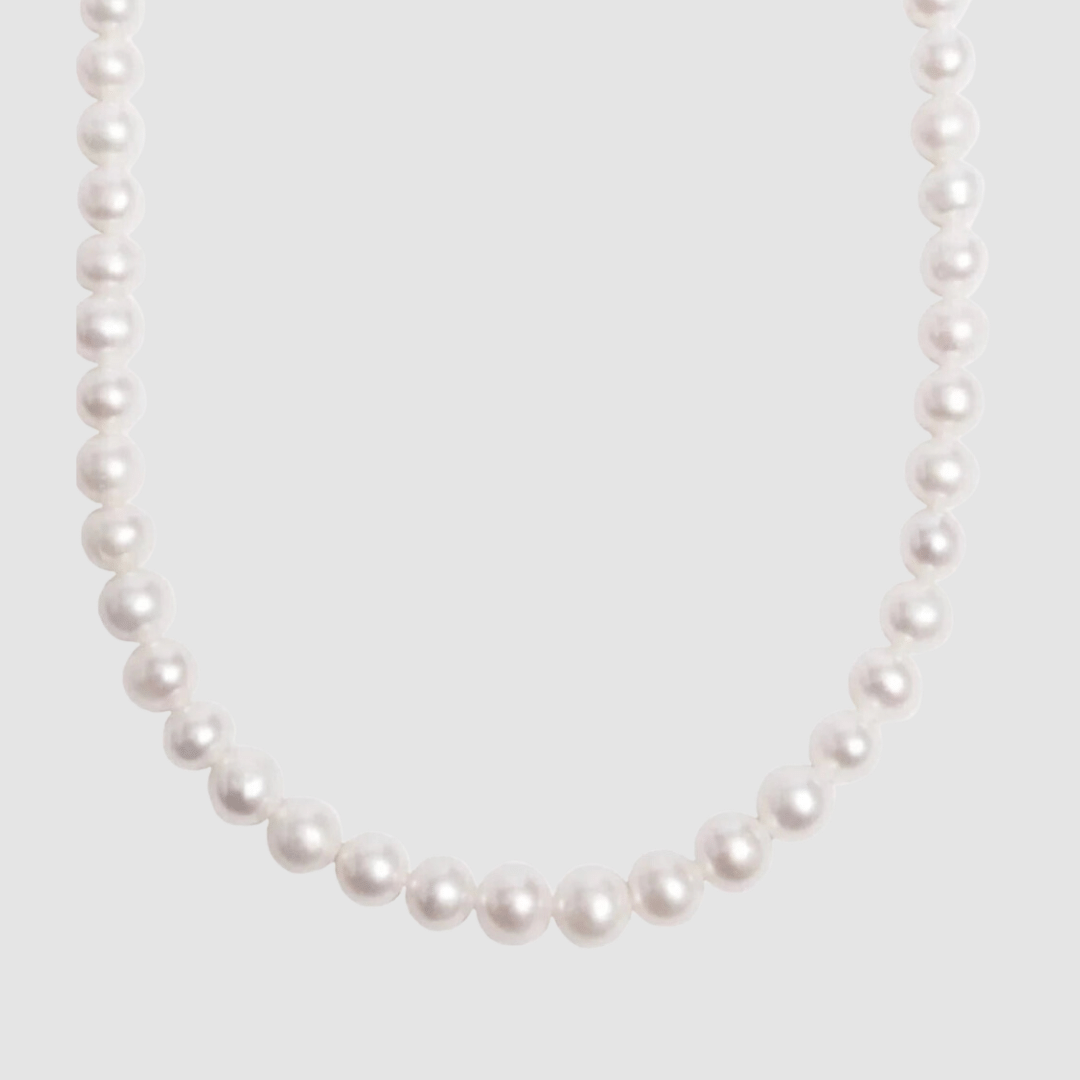MONT CARLO NECKLACE 6MM [PEARL]