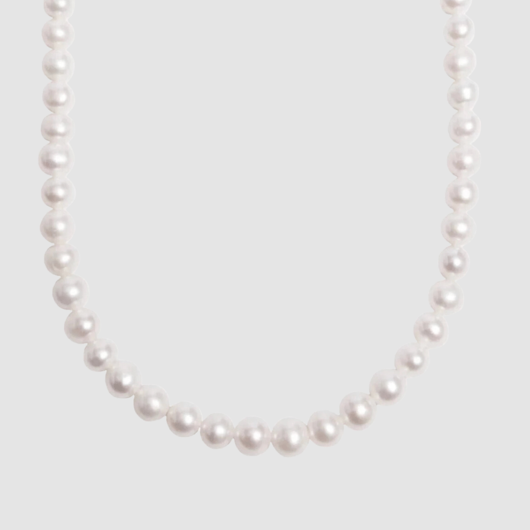 MONT CARLO NECKLACE 8MM [PEARL]