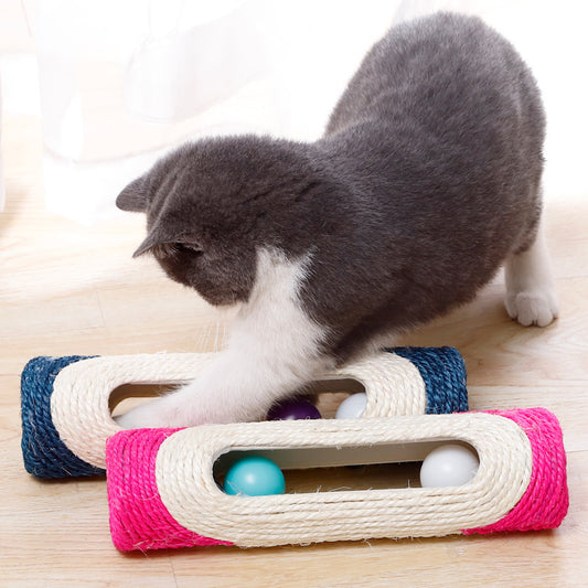 Long Sisal Drum Cat Toys Three  206g