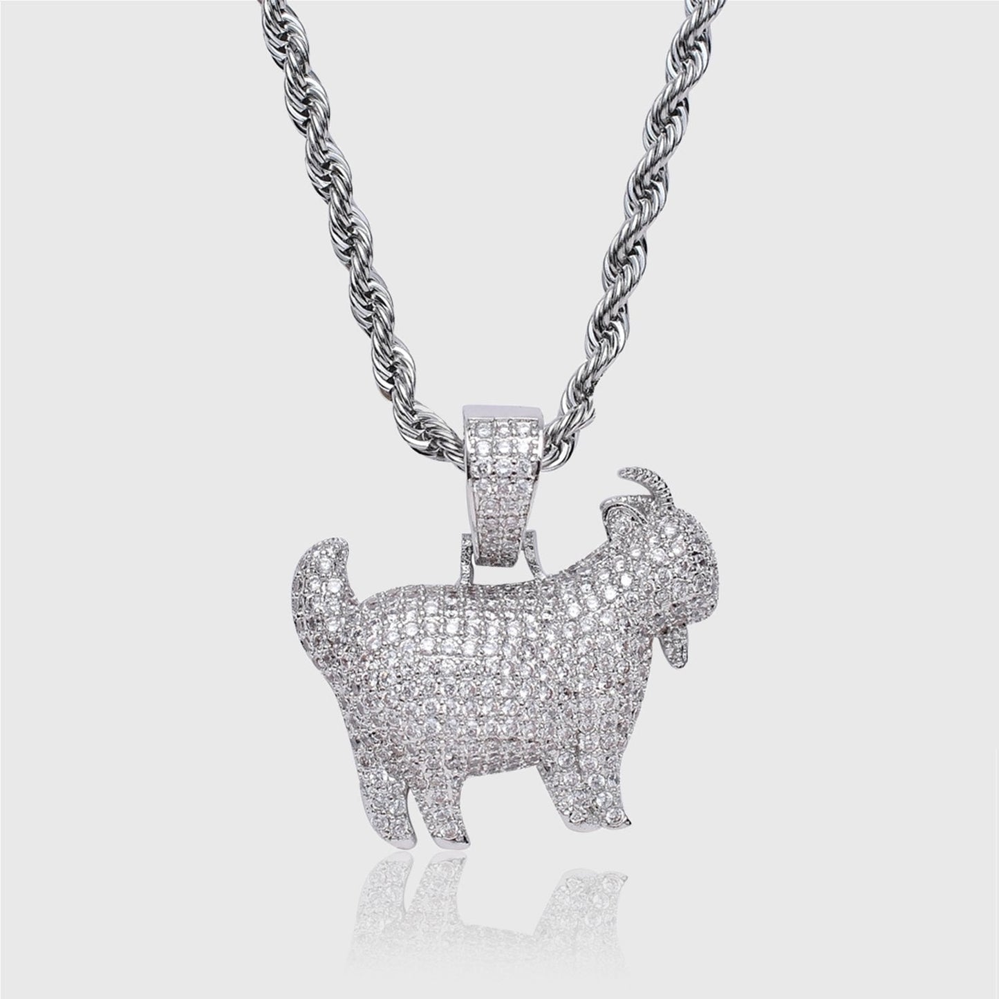 ICED GOAT [WHITE GOLD]