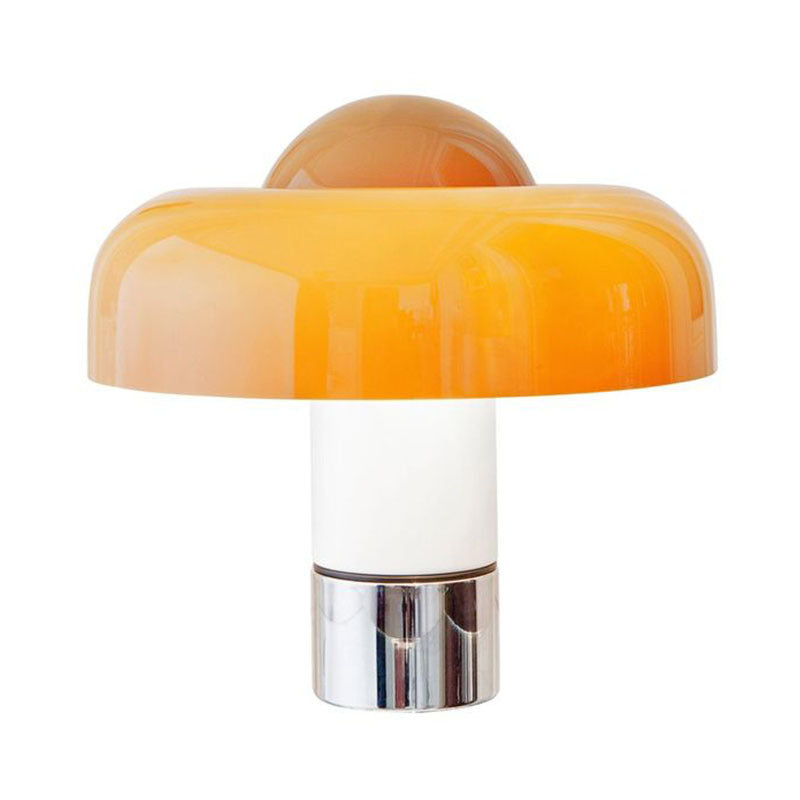 Price 46.23 usd  weight 3250g Retro Cashier Front Desk Mid-ancient Orange Pot Cover Decorative Table Lamp