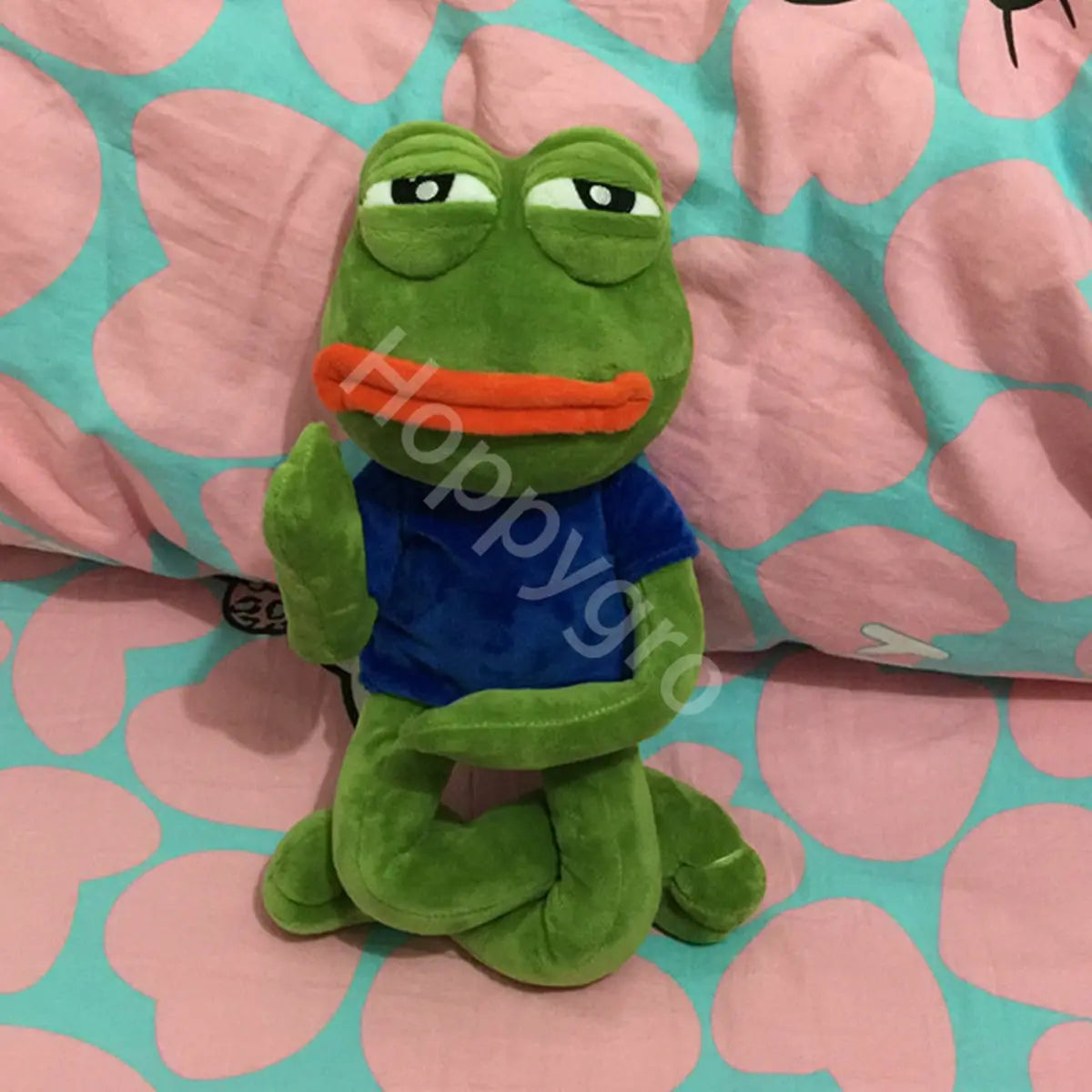 45cm Sad Frog Plush Toy Soft Stuffed Pillow Magic Expression Pepe The Sad Frog Animal Plush Doll Birthday GIfts For Girls Boys