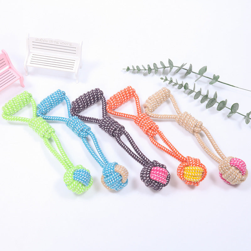 weight 58-125g Interactive Cotton Rope Mini Dog Toys Ball For Dogs Accessories Toothbrush Chew Puppy Toy For Large Small Dogs Toy Pet Dog Toy