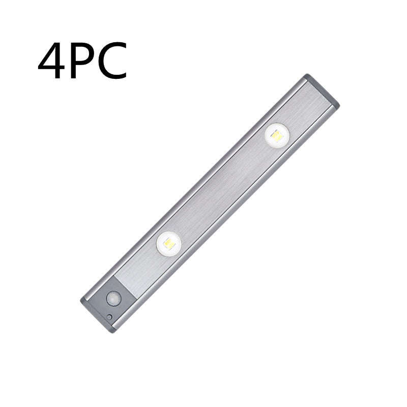 Motion Sensor Lamp Under The Cabinet Dimmable Cabinet Lamp Rechargeable Magnetic Suction Installation Kitchen Night Light Wardrobe Lamp  230-1160g