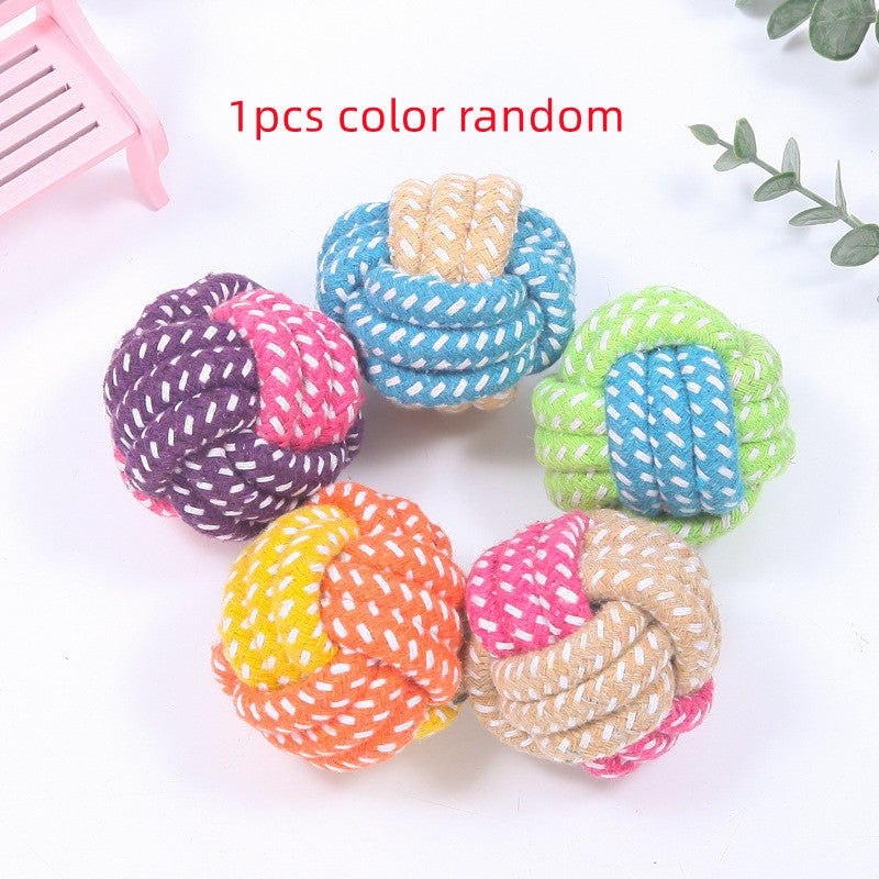 weight 58-125g Interactive Cotton Rope Mini Dog Toys Ball For Dogs Accessories Toothbrush Chew Puppy Toy For Large Small Dogs Toy Pet Dog Toy