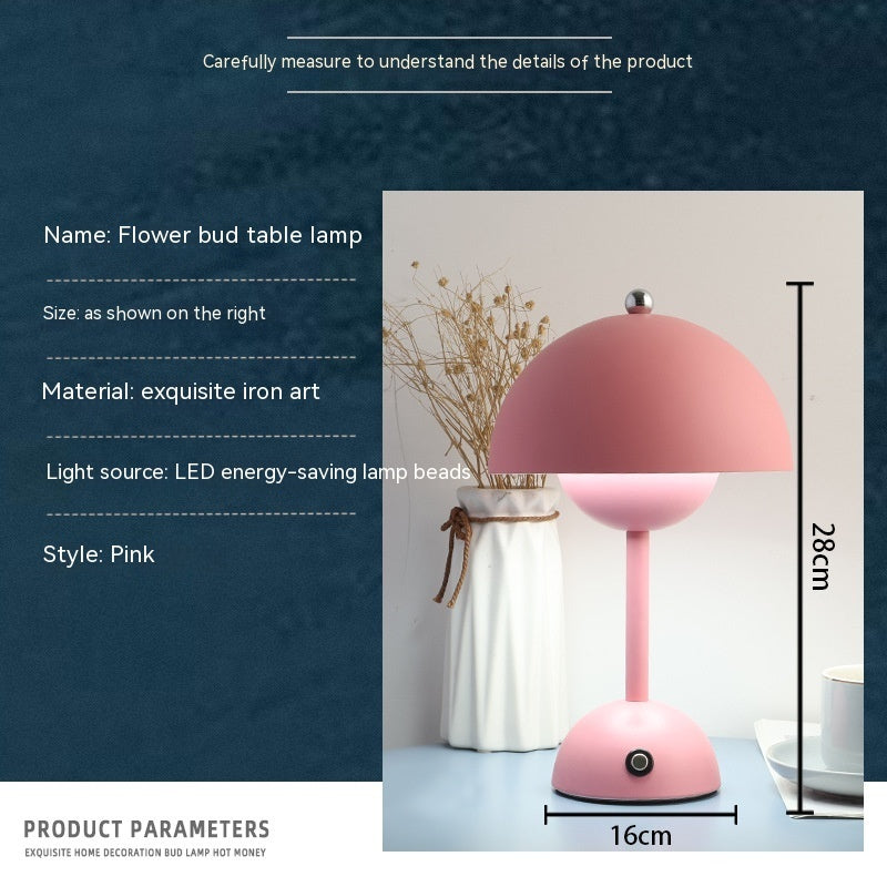 weight 710g LED Bud Table Lamp Touch Decorative Table Lamp