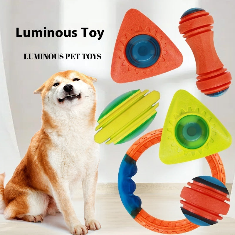 weight 155g New Luminous Interactive Molar Bite-resistant Medium And Large Dog Toy