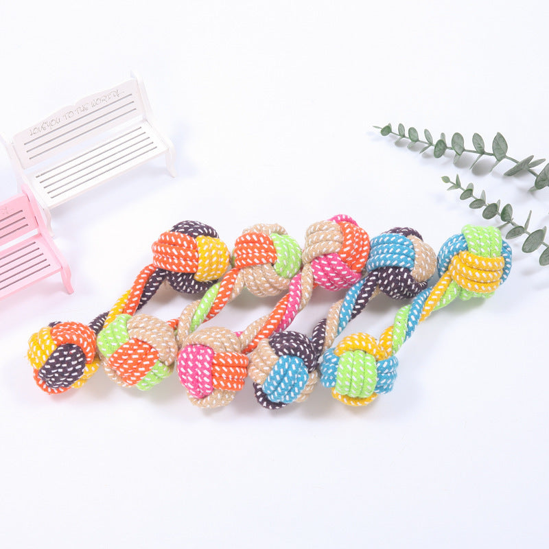 weight 58-125g Interactive Cotton Rope Mini Dog Toys Ball For Dogs Accessories Toothbrush Chew Puppy Toy For Large Small Dogs Toy Pet Dog Toy