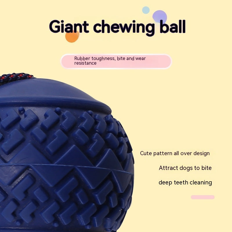 weight 100-170g Interactive Dog Toy Ball Interactive Teether With Rope Dog Ball Pet Supplies Chewing Ball Training For Living Room Lake Beach Pets Products