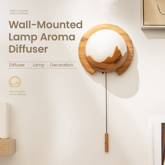 150ml Wall-mounted Aroma Diffuser Night Light Home Diffuser Mute Intelligent Humidifier With Remote Control  630g