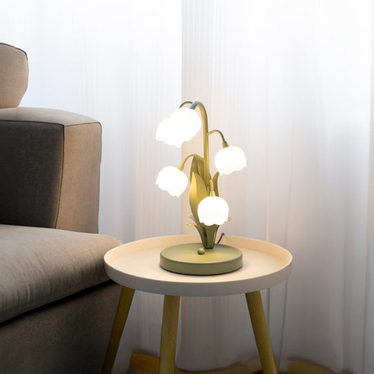 Price 33.9 usd weight 1320g French Style Bedroom Minimalist Decoration Flower Atmosphere Lamp