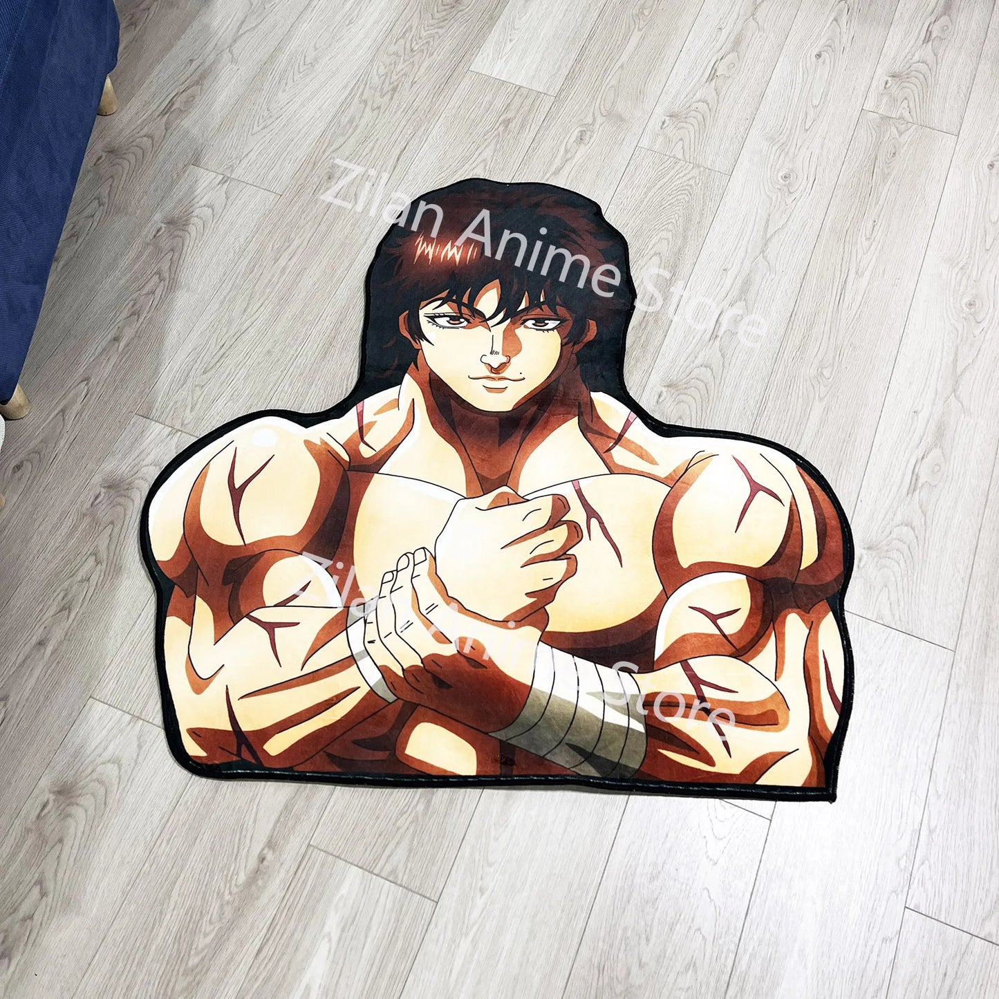 Anpassung unregelmäßige Anime Teppiche Hanma Baki Cartoon handgemachte Teppich Teppich für Wohnkultur