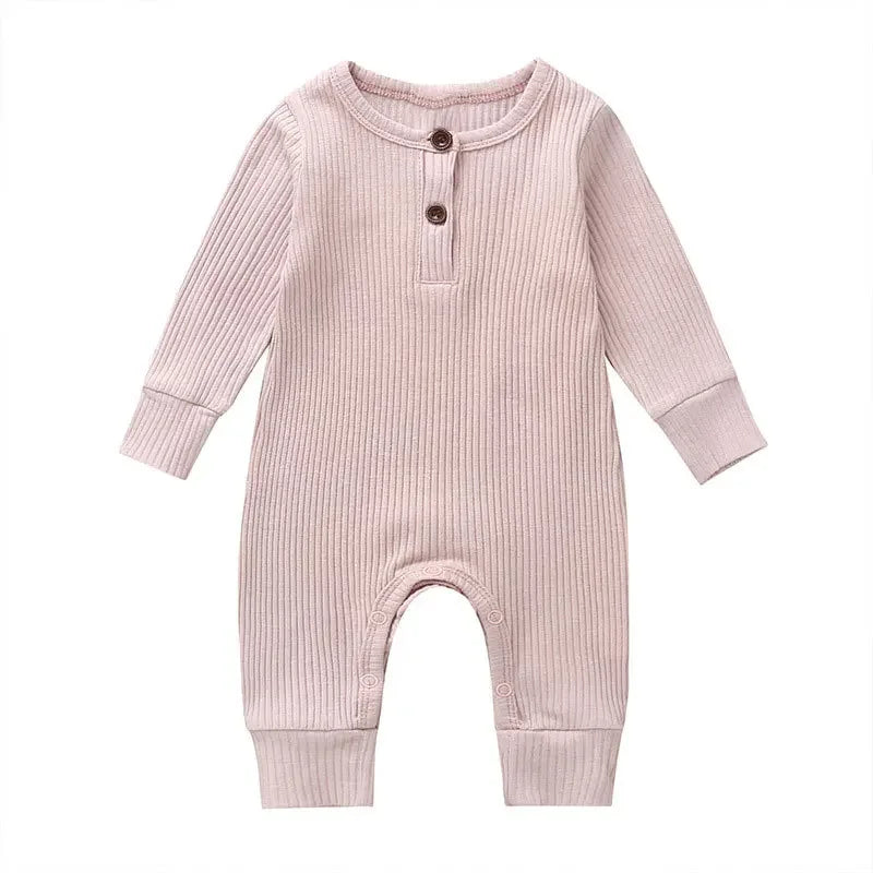 Autumn Newborn Infant Baby Boys Girls Romper Playsuit Overalls Cotton Long Sleeve Baby Jumpsuit Newborn Clothes