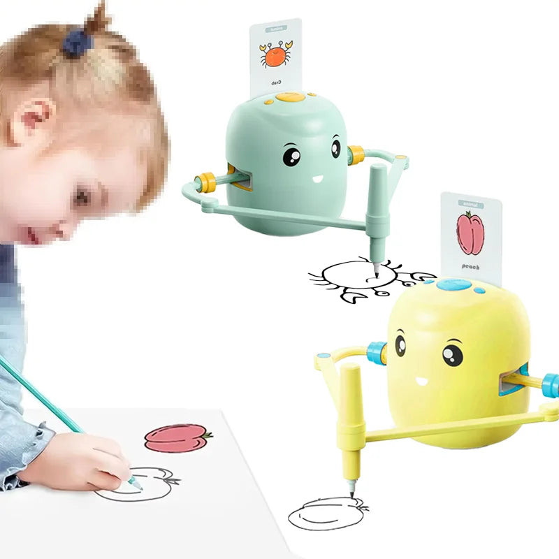 Bambini che disegnano la tecnologia del robot Robot di pittura automatica Impara a disegnare la macchina per l'addestramento artistico Giocattoli intelligenti Regalo dell'artista robot