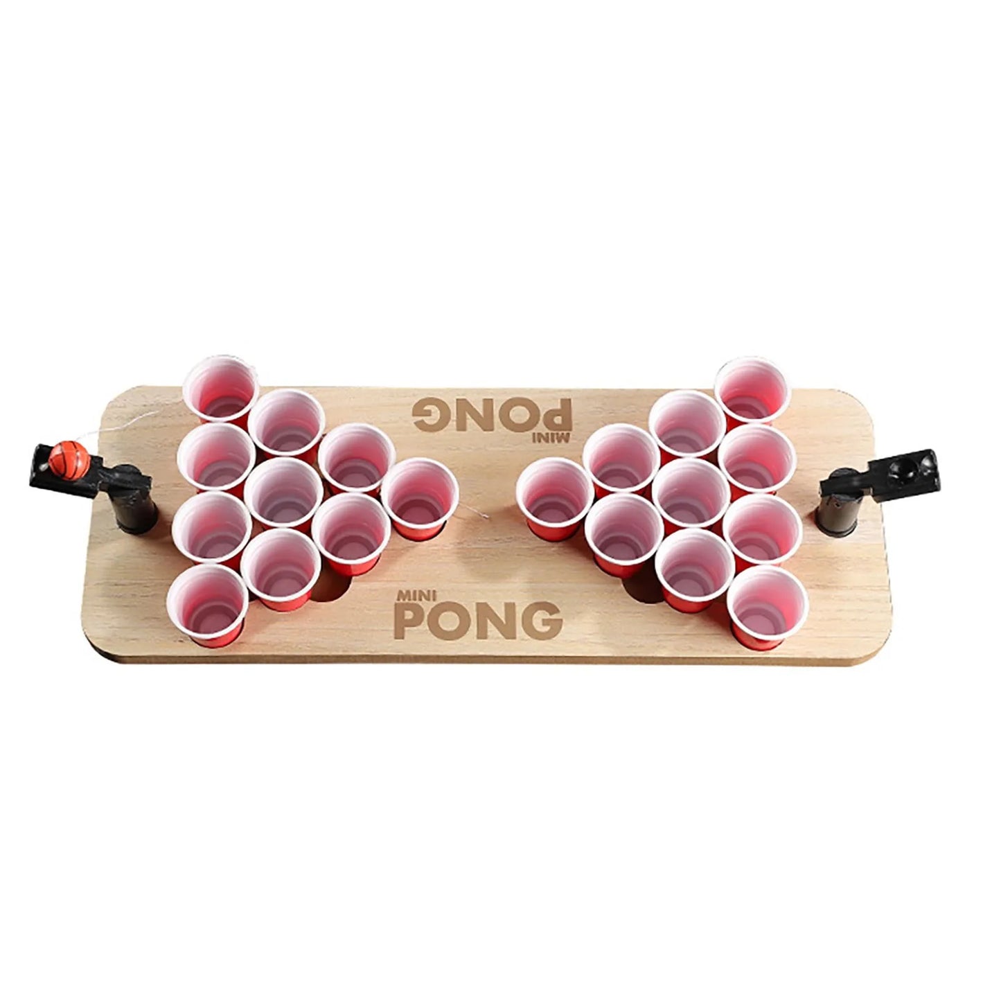 Beer Pong Cup Set Drinking Game Table Mat Set Beer Pong Party Cups Contains 20 Cups + 1 Sphere+ Table Mat Reusable For Party