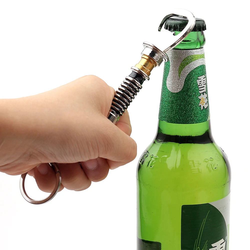 Big 13cm Star Wars Bottle Opener Keychain Modelled on Luke's Lightsaber From Return of the Jedi Metal Bar Cap Beer Opener Tool