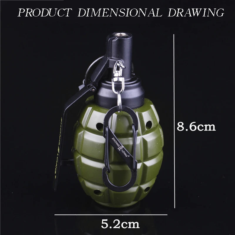 Creative and popular metal 808 Soviet PKA grenade large simulation military grenade prop model windproof lighter