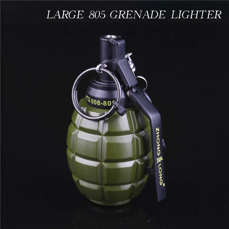 Creative and popular metal 808 Soviet PKA grenade large simulation military grenade prop model windproof lighter