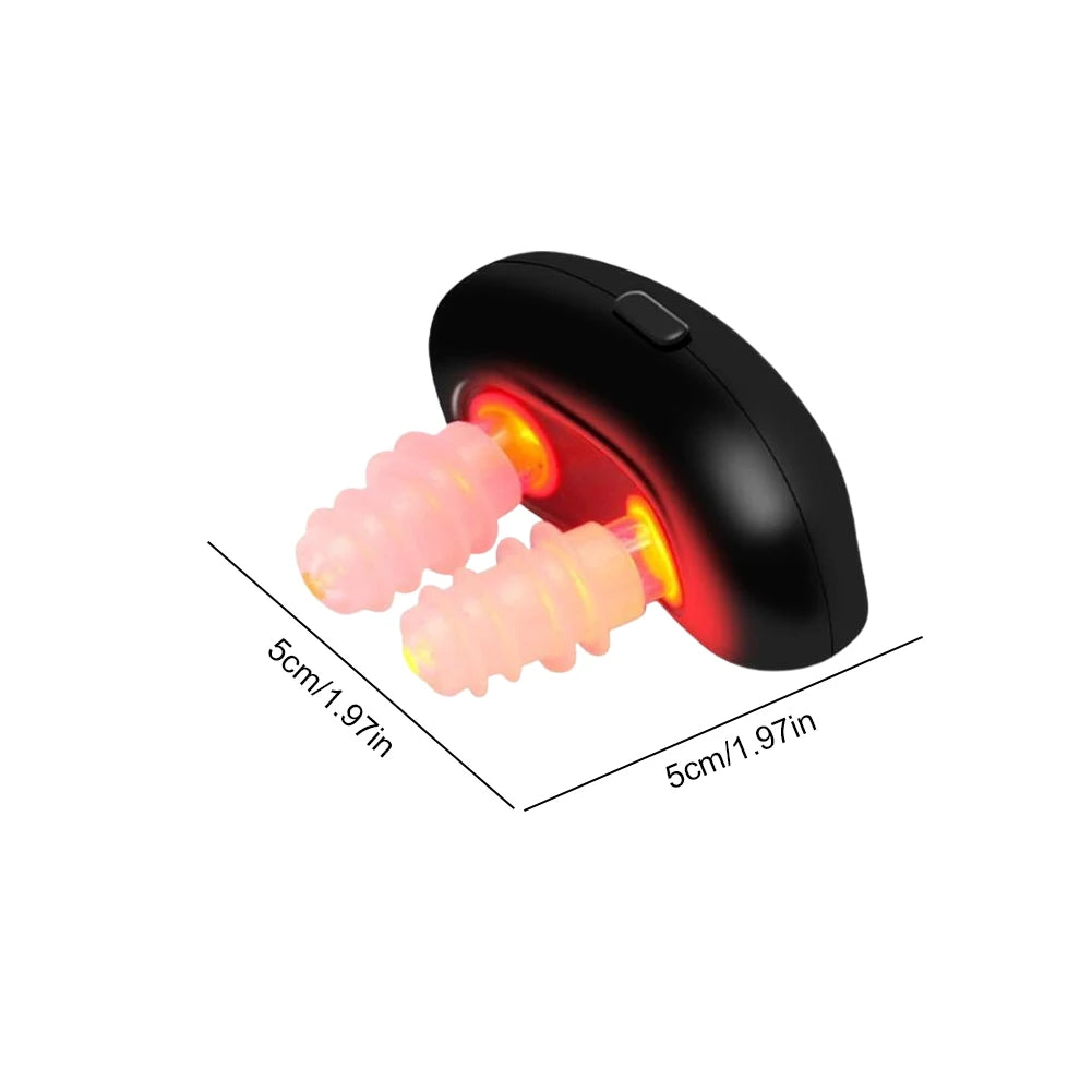 Dispositivo di terapia nasale a luce rossa senza fili macchina per la rinite massaggio al naso a impulsi a bassa frequenza per migliorare la ventilazione nasale