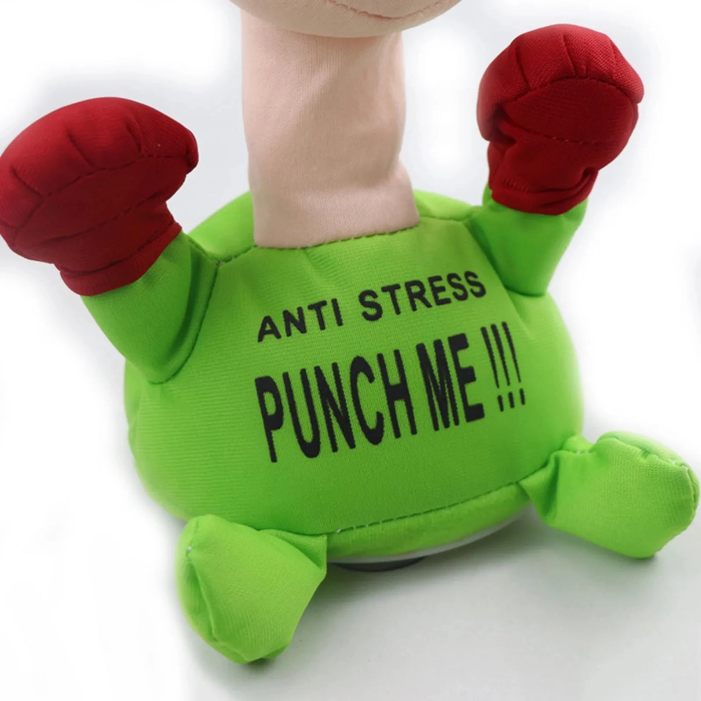 Divertente Boxer Fighter peluche ornamenti "Anti Stress Punch Me" cotone riempimento panno statua compleanno festa di natale regalo decorazione della casa