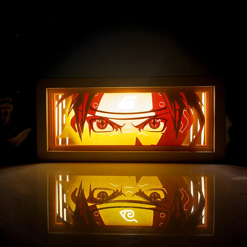 Dragon Ball Anime Series Luz Noturna, Caixa de Luz Colorida, Atmosfera Leve, Corte de Papel, Quarto, Controle Remoto