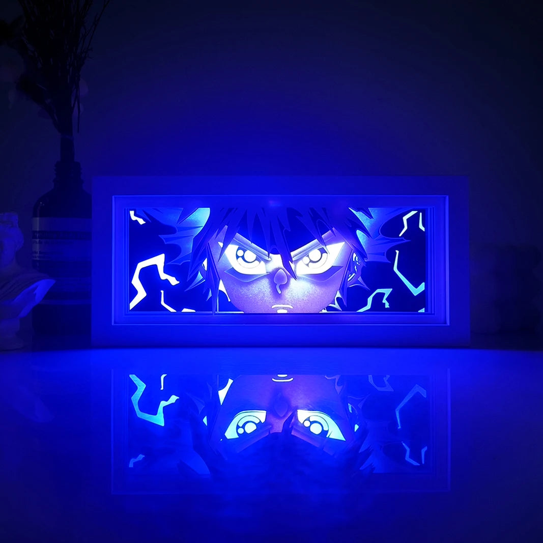 Dragon Ball Anime Series Luz Noturna, Caixa de Luz Colorida, Atmosfera Leve, Corte de Papel, Quarto, Controle Remoto