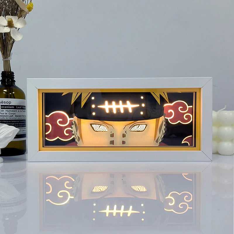 Dragon ball anime series paper-cut light room bedroom night light remote control colorful light box atmosphere light