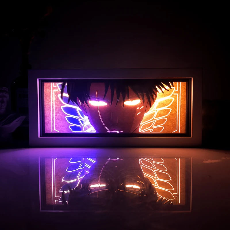 Dragon ball anime series paper-cut light room bedroom night light remote control colorful light box atmosphere light