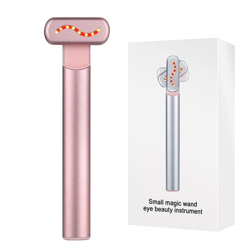 EMS Microcurrent Face Lifting Device Red Light Facial Wand Eye Neck Massager Skin Tightening  Anti Wrinkle Skin Care Beauty Tool