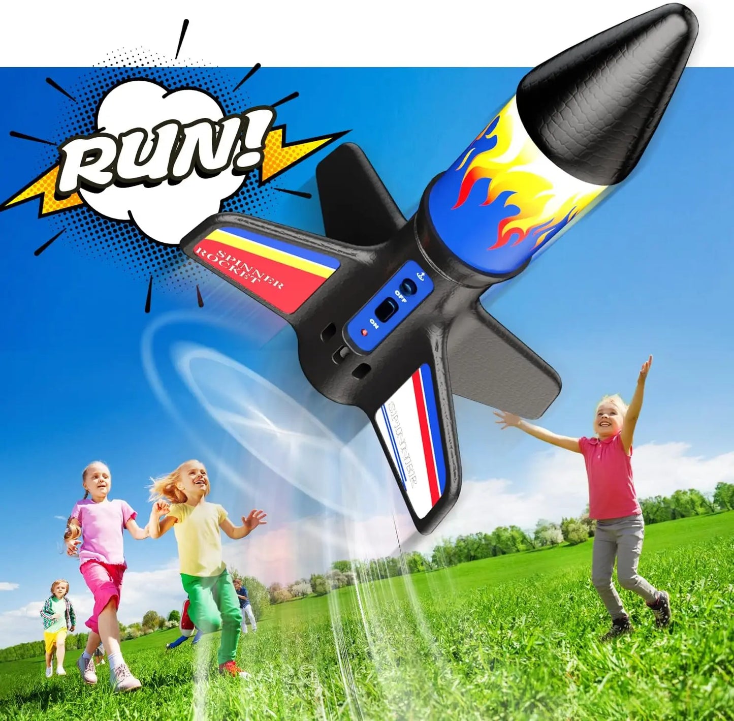 Electric Rocket Launcher Toys New Space Exploration Skyrocket With Parachute Kid Outdoor Toys Children Toys  Model Rocket Kit