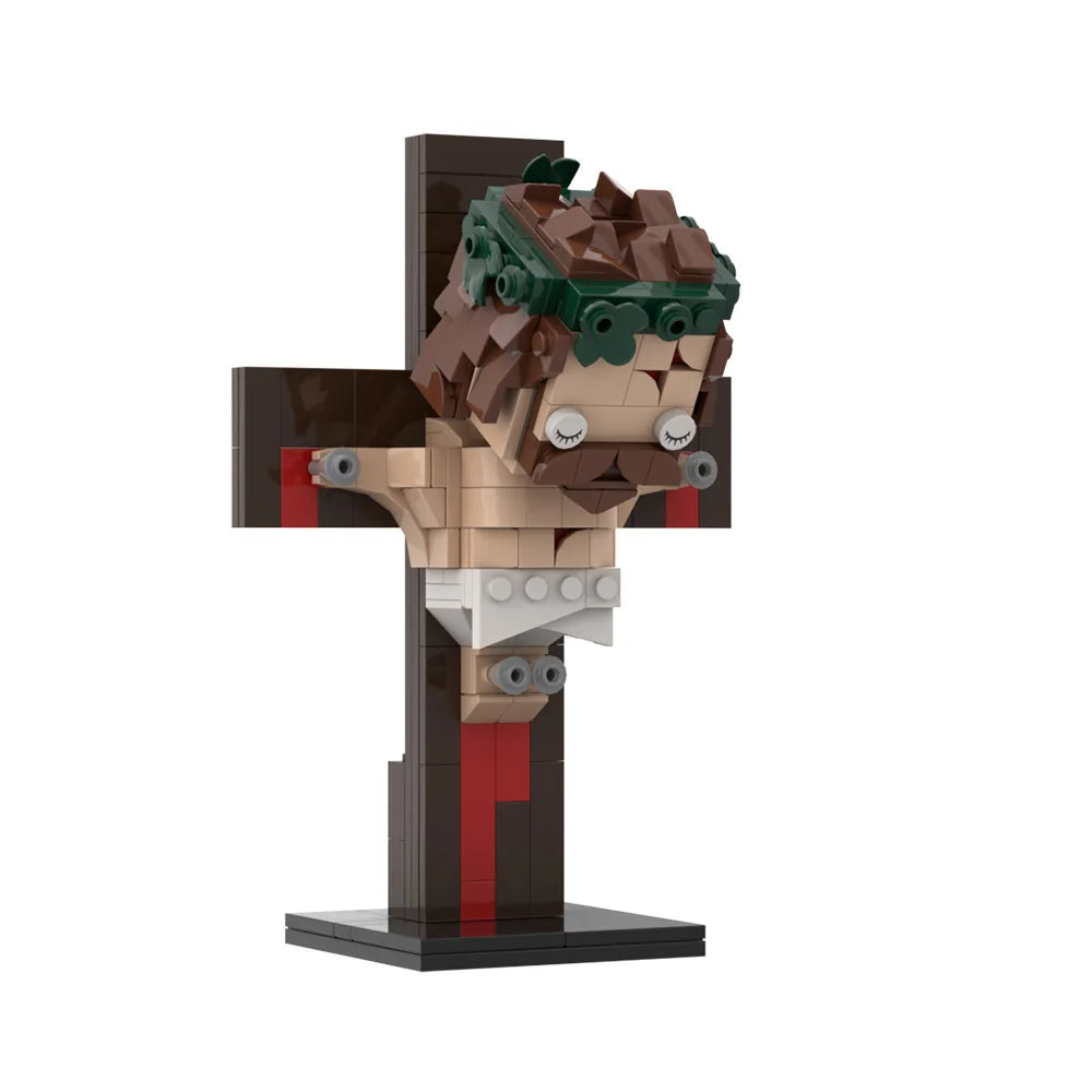 Gobricks MOC Christendom God Herder Jezus Bricks Kruisiging van Jezus Rode de ezel in Jeruzalem Bouwstenen Speelgoed Cadeau