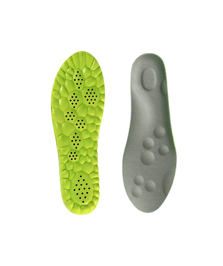 4D Sports PU full arch antibacterial resistant sweat absorbing breathablehighly elastic shock absorbing casual insole